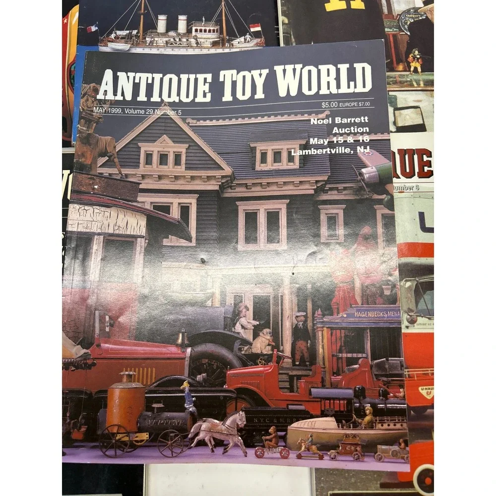 Antique Toy World Magazine 1999 Collection Lot Vintage‎ Toy Collector Reference
